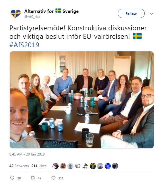 Alternativ för Sverige EU-Valet 2019